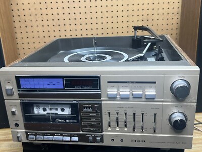 Rare Vintage Fisher MC-730 Audio Component System Record Tape Radio For Parts-image
