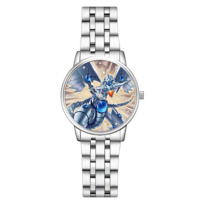 Blue-Eyes White Dragon Art Collection Yu-Gi-Oh! Engraved Wrist Watch-image