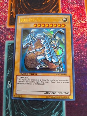 Yu-Gi-Oh! Blue-Eyes White Dragon LC01-EN004 Limited Ultra Rare c3/-image