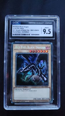 2023 RED EYES BLACK DRAGON 1ST EDITION SECRET RARE CGC 9.5+-image