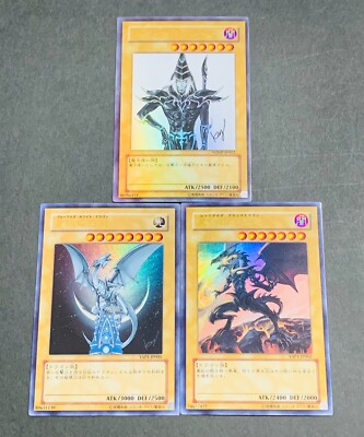 Yugioh Dark Magician Red-Eyes Black Blue-Eyes White Dragon Japanese Wjmp Yap1-image