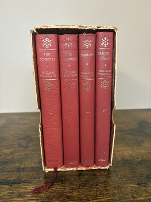 VINTAGE 1966 William Shakespeare 4 Book Set Peter Alexander Collins UK HC-image