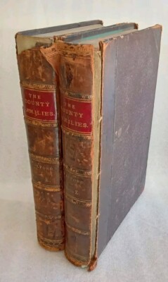 ANTIQUE BOOK SET THE COUNTY FAMILIES OF THE UNITED KINGDOM EDWARD WALFORD 1885-image