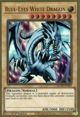 Blue-Eyes White Dragon MGED-EN001 1st Edition-image