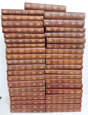 LTD ED 147/200 SET/40 1898 H DE BALZAC COMEDIE HUMAINE LEATHER BOUND BOOKS-image