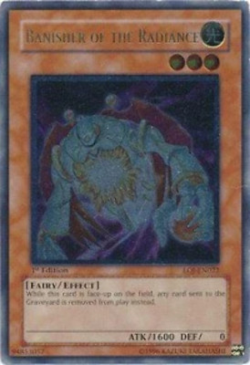 YuGiOh BANISHER OF THE RADIANCE ULTIMATE RARE 1ST EOJ-EN022 NM/Tiny Crease-image