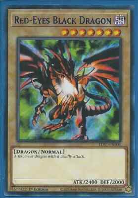 Yugioh - Red-Eyes Black Dragon - Ultra Rare Holographic - 1st Edition Card-image