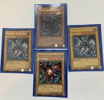 Red Eyes Black Dragon SDJ-001 x2 — Red Eyes Black Dragon Sd1 — Red Eyes Darkness-image