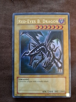 Damaged Red-Eyes B. Dragon - SDJ-001 - Unlimited Edition - YuGiOh -image
