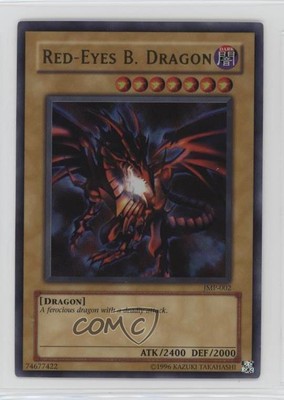 Red-Eyes B Dragon Ultra Rare YuGiOh Shonen Jump Magazine Promo #JMP-002 2002 qf4-image