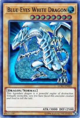 Blue-Eyes White Dragon (Version 4) - LCKC-EN001 - Ultra Rare - Unlimited Edition-image