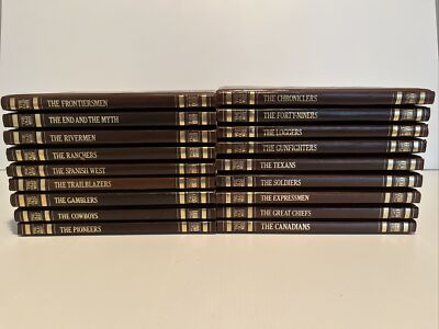 Time-Life Books The Old West Series Set of 18 Hardcover - In Beautiful Condition-image