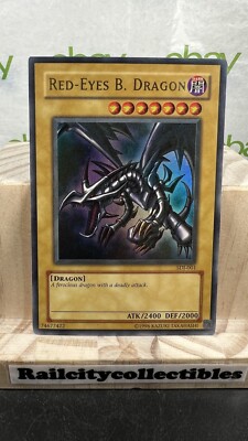 Yu-Gi-Oh! TCG Red-Eyes B. Dragon Starter Deck Joey SDJ-001 1st Edition LP-image
