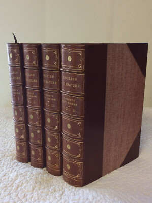 ENGLISH LITERATURE (4 vol.) by Garnett and Gosse - 1903 - LEATHERBOUND SET-image