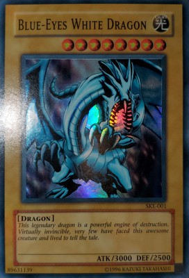 Yugioh 2004 Blue-Eyes White Dragon #1 SKE-001 Near Mint-image