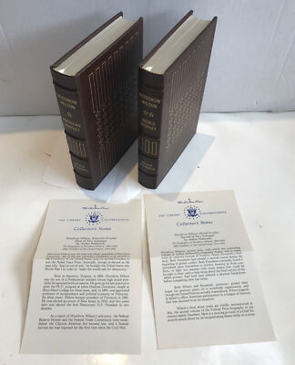 Woodrow Wilson: American Prophet and World Prophet [Easton Press - 2 Volume Set]-image