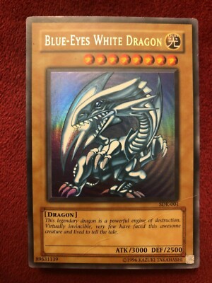 Yu-Gi-Oh 1st Edition Blue-Eyes White Dragon Card Ultra Rare-image