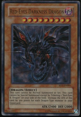 Yu-Gi-Oh! - Dragon's Roar Structure Deck Red-Eyes Darkness Dragon 2005 SD1-EN001-image