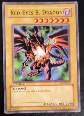 Yu-Gi-Oh TCG - Red-Eyes B. Dragon - 1st Edition - SD1-EN002-image