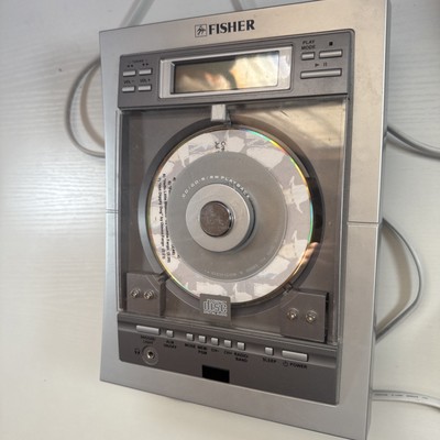 Fisher SLIM-1400 Vertical CD Audio System Digital AM/FM Stereo - CD Player*READ-image