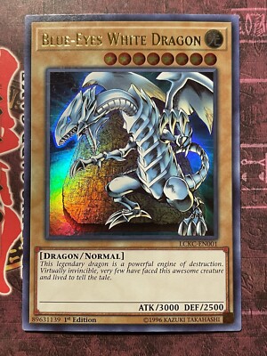 Blue-Eyes White Dragon - LCKC-EN001 - Ultra Rare - 1st Edition - VLP-image