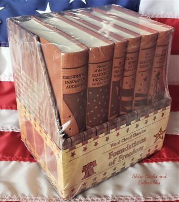 NEW Foundations of Freedom Softcover 6 Book Box Set Faux Leather Constitution-image