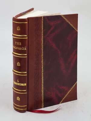 The Bhagavadgita 1918 By Radhakrishnan, S. [Leather Bound]-image