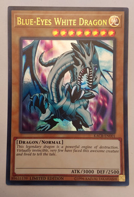Blue-Eyes White Dragon KACB-EN001 Limited Edition from Recent Pack-image