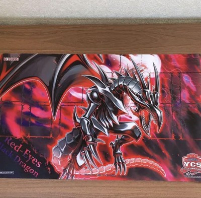Yu-Gi-Oh! Red-Eyes Black Dragon Playmat YCSJ Unused Crimson Soul -image