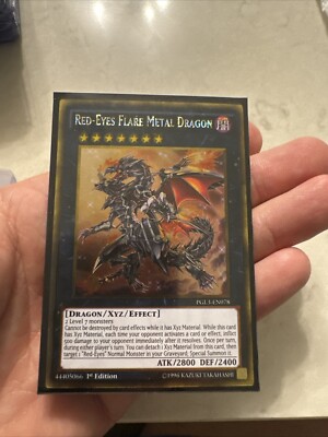 Yu-Gi-Oh! Red-Eyes Flare Metal Dragon PGL3-EN078 Gold Rare 1st Edition NM-image