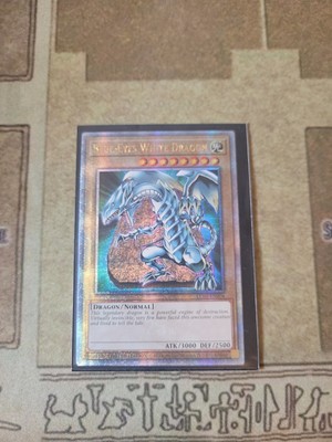 YUGIOH BLUE-EYES WHITE DRAGON LC01-EN004 QUARTER CENTURY SECRET NM VER. 4-image