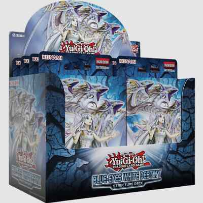8 x Yu-Gi-Oh! 1st Ed Blue-Eyes White Destiny Structure Deck DISPLAY SEALED LOT-image