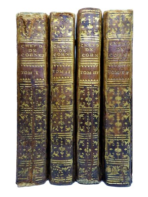 LES CHEF-D'OEUVRES DRAMATIQUES DE MESSIEURS CORNEILLE 1773 LEATHER-BOUND SET-image