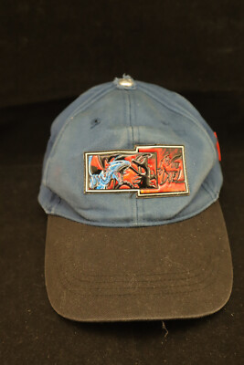 Yu-Gi-Oh! Blue Eyes Red Eyes Dragon “It’s Time To Duel” Blue & Black Youth Hat-image