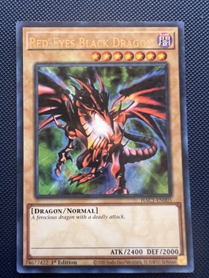 Yugioh Red-Eyes Black Dragon HAC1-EN003 Ultra Rare 1st Edition NM-image