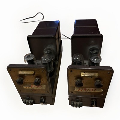 Pair Fisher Model 80-AZ Tube Amplifier 4,8,16 Ohm With Extra Tubes-image