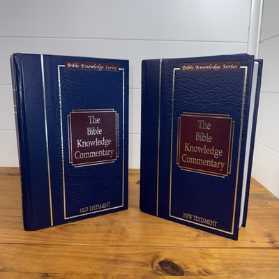 The Bible Knowledge Commentary - 2 Volume Set - Walvoord & Zuck - Great Cond.-image