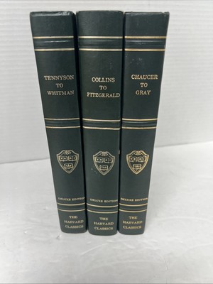 The Harvard Classics Books 3 Volume Set,Registered Edition,English Poetry 1969-image