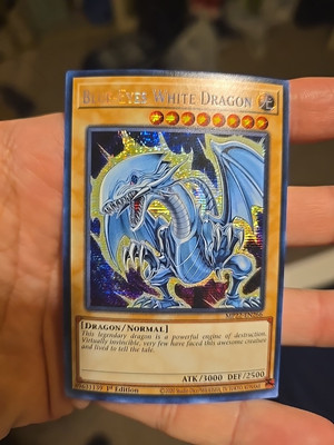 Yugioh Blue-Eyes White Dragon MP22-EN266 Prismatic Secret Rare VLP-image
