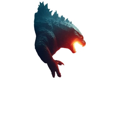 Godzilla Fires Laser Vinyl Car Decal Sticker – Waterproof & UV-Resistant-image