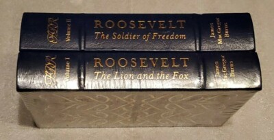 ROOSEVELT 2 Vol Set, Burns-Easton Press Library Presidents-Vol.1 NEW Vol.2 L NEW-image