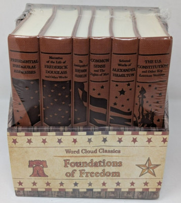 Word Cloud Classics Foundations of Freedom 6 Book Box Set Canterbury Classics-image