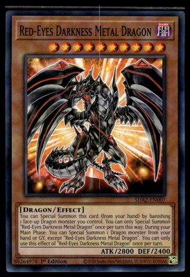 Structure Deck: Albaz Strike #SDAZ-EN007 Red-Eyes Darkness Metal Dragon-image