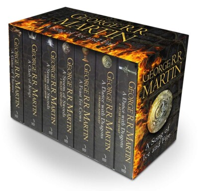 Game of Thrones : A Song of Ice and Fire 7 Books Box Set By George R R Martin.-image