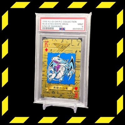 1998 Blue-Eyes White Dragon PSA 9 King Of Diamonds P/C Collection Yugioh TOEI-image