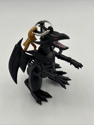 *YUGIOH COLLECTIBLE HANGERS - BLACK DRAGON WITH RED EYES- SERIES 3 - KEYCHAIN*-image