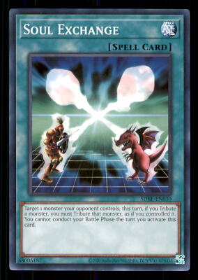 Yugioh Soul Exchange #SDBE-EN030 Saga of Blue-Eyes White Dragon LP-image