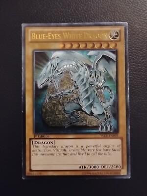 YuGiOh Blue-Eyes White Dragon YSKR-EN001 Ultimate Rare 1st Edition -image