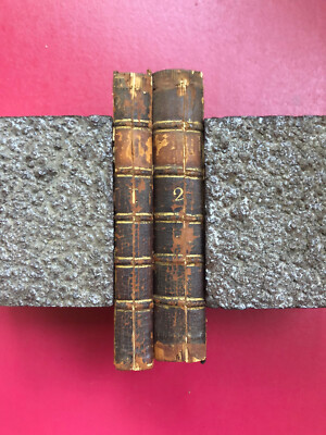 🟩 FULL SET 🟩 The Letters of Junius (1772) Two Volumes Leatherbound -image