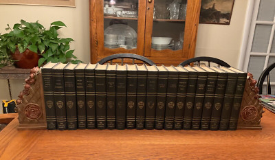 20 Volumes The Harvard Classics Deluxe Edition Set 1937/1938 Green-image